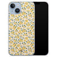 Casimoda iPhone 14 Plus siliconen hoesje - Yellow garden