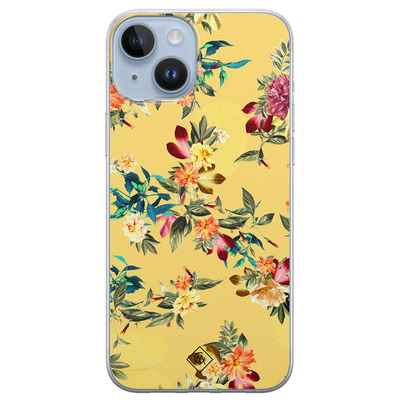 Casimoda iPhone 14 Plus siliconen hoesje - Floral days