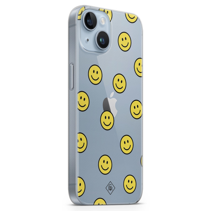 Casimoda iPhone 14 Plus siliconen hoesje - Smileys