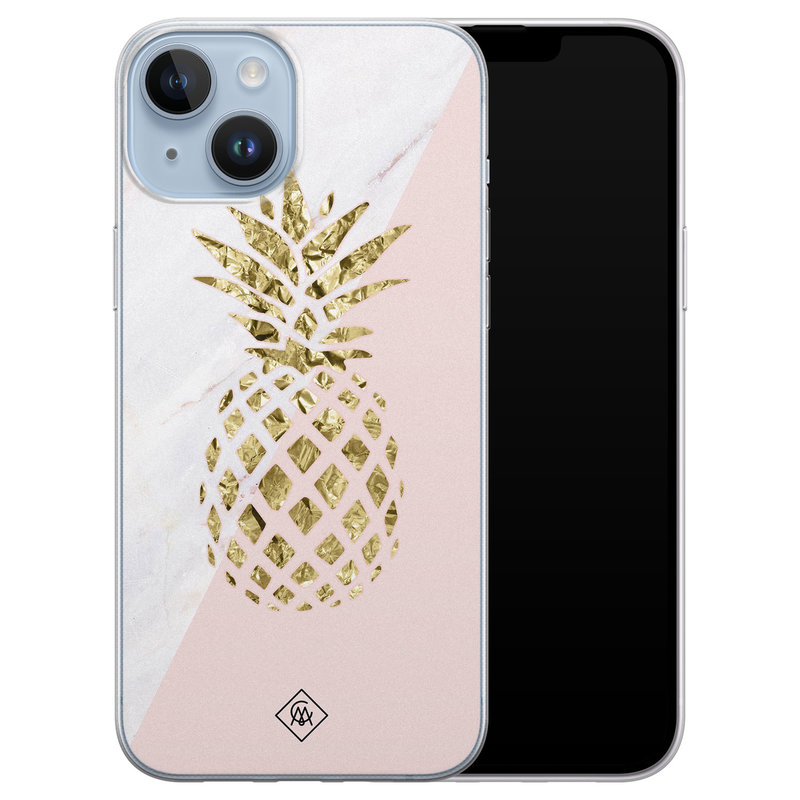 Casimoda iPhone 14 Plus siliconen hoesje - Ananas