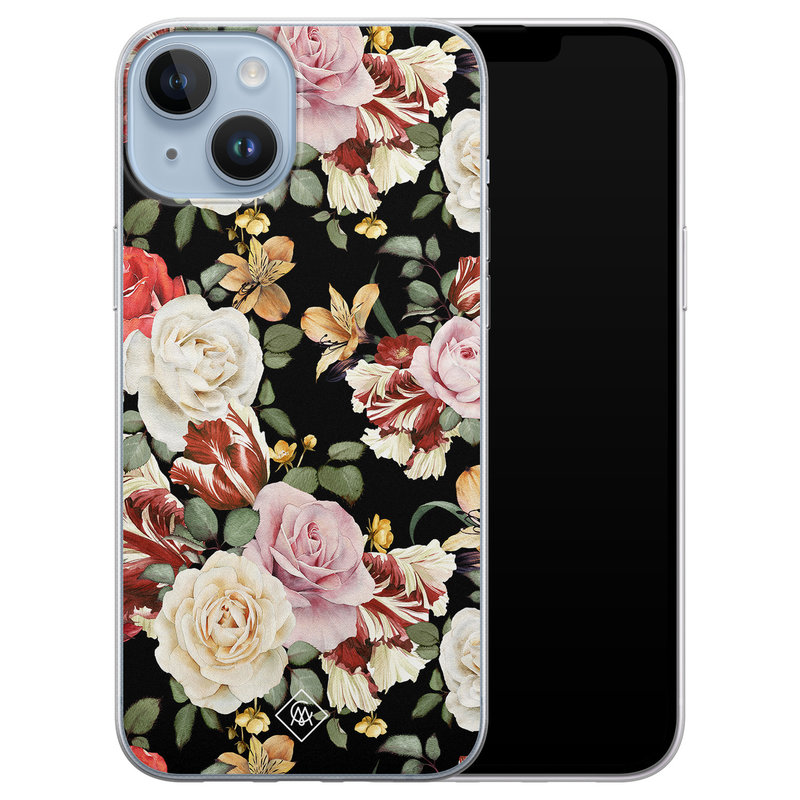 Casimoda iPhone 14 Plus siliconen hoesje - Flowerpower