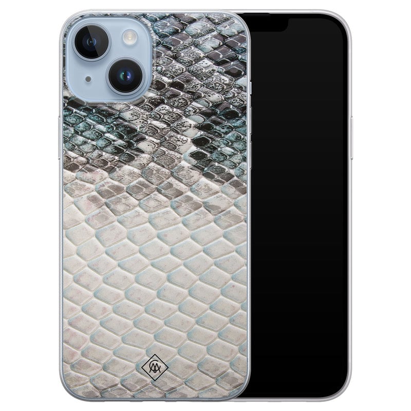 Casimoda iPhone 14 Plus siliconen hoesje - Oh my snake