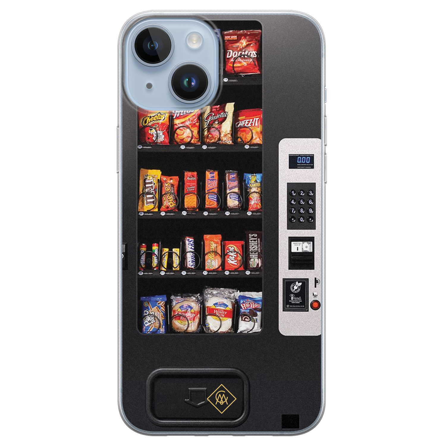 iPhone 14 Plus siliconen hoesje - Snoepautomaat
