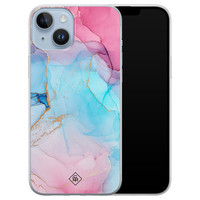 Casimoda iPhone 14 Plus siliconen hoesje - Marble colorbomb