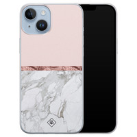 Casimoda iPhone 14 Plus siliconen hoesje - Rose all day