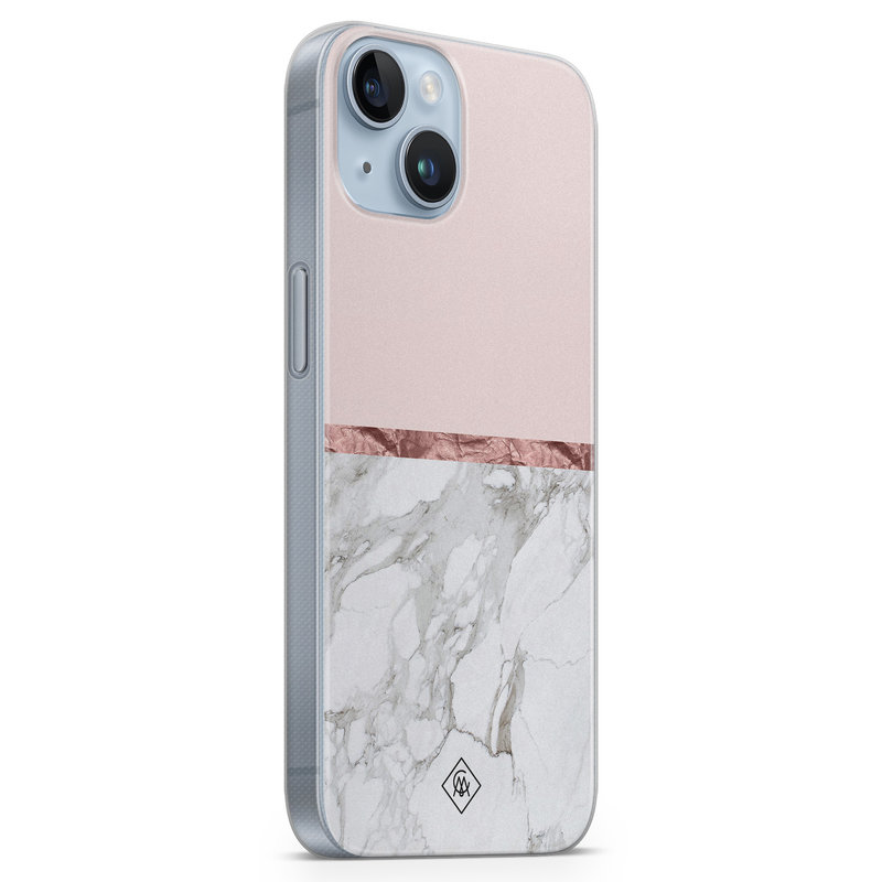 Casimoda iPhone 14 Plus siliconen hoesje - Rose all day