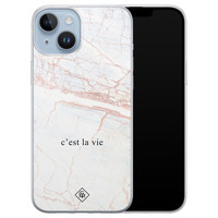 Casimoda iPhone 14 Plus siliconen hoesje - C'est la vie