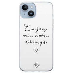 Casimoda iPhone 14 Plus siliconen hoesje - Enjoy life