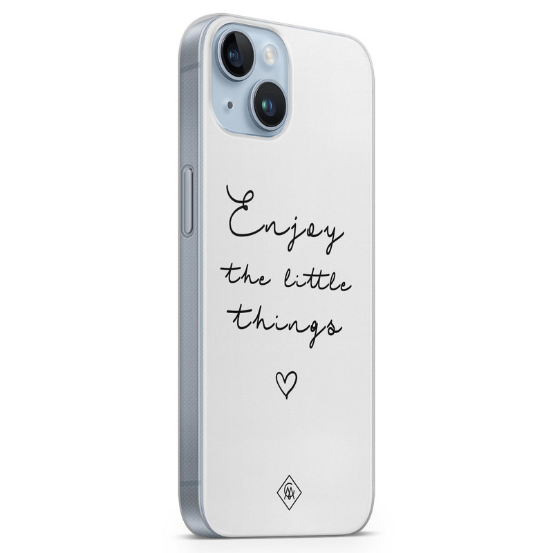 Casimoda iPhone 14 Plus siliconen hoesje - Enjoy life