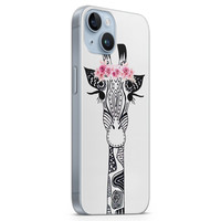 Casimoda iPhone 14 Plus siliconen hoesje - Giraffe