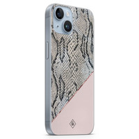 Casimoda iPhone 14 Plus siliconen hoesje - Snake print