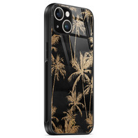 Casimoda iPhone 14 glazen hardcase - Palmbomen