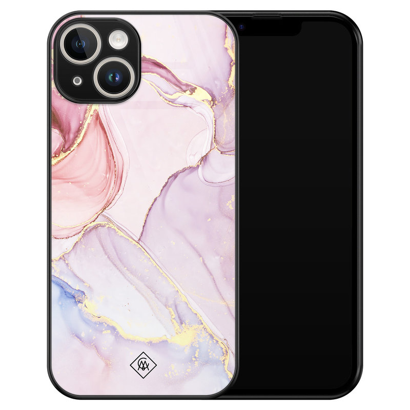 Casimoda iPhone 14 glazen hardcase - Purple sky