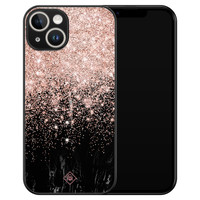 Casimoda iPhone 14 glazen hardcase - Marmer twist