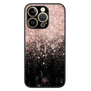 Casimoda iPhone 14 Pro glazen hardcase - Marmer twist