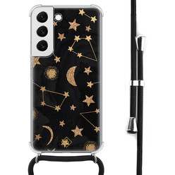 Casimoda Samsung Galaxy S22 hoesje met koord - Constellations