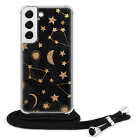 Casimoda Samsung Galaxy S22 hoesje met koord - Constellations