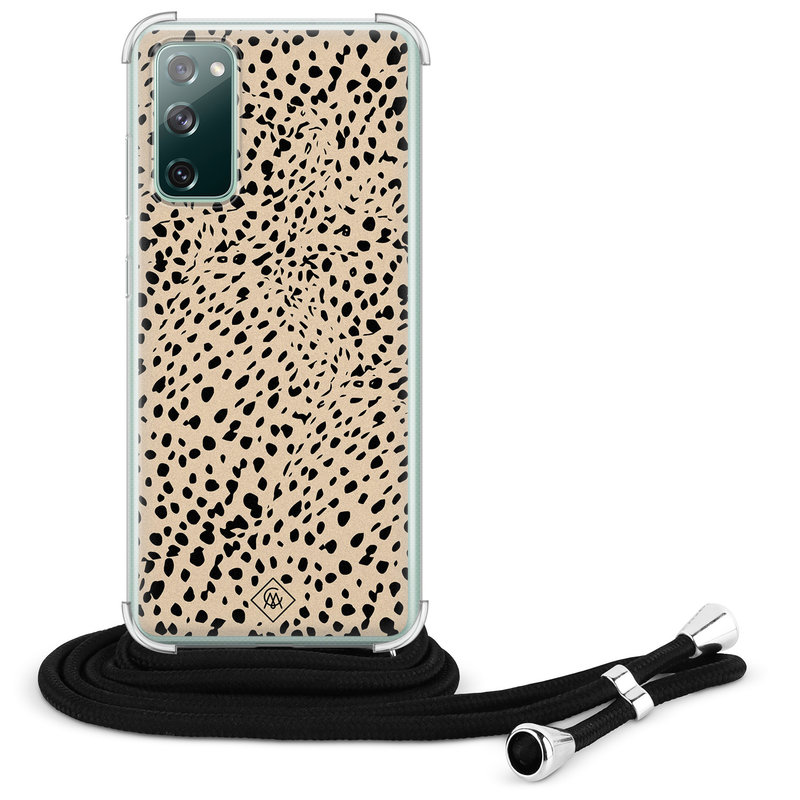 Casimoda Samsung Galaxy S20 FE hoesje met koord - Spot on