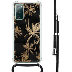 Casimoda Samsung Galaxy S20 FE hoesje met koord - Palmbomen