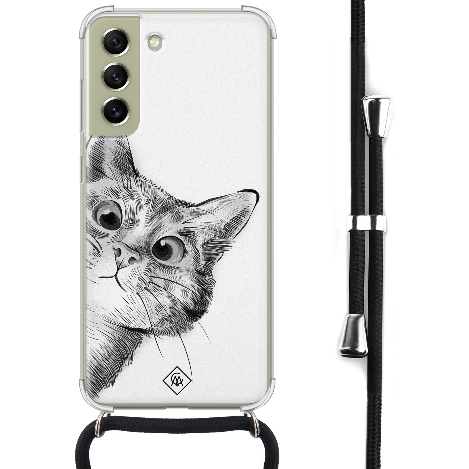 samsung-galaxy-s21-fe-hoesje-met-koord-kiekeboe-kat-casimoda-nl