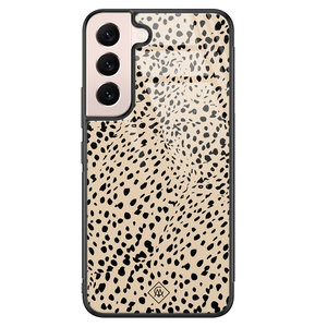 Casimoda Samsung Galaxy S22 glazen hardcase - Spot on