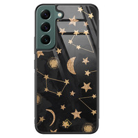 Casimoda Samsung Galaxy S22 Plus glazen hardcase - Counting the stars