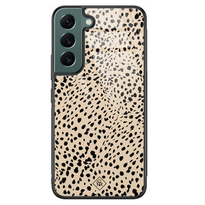 Casimoda Samsung Galaxy S22 Plus glazen hardcase - Spot on