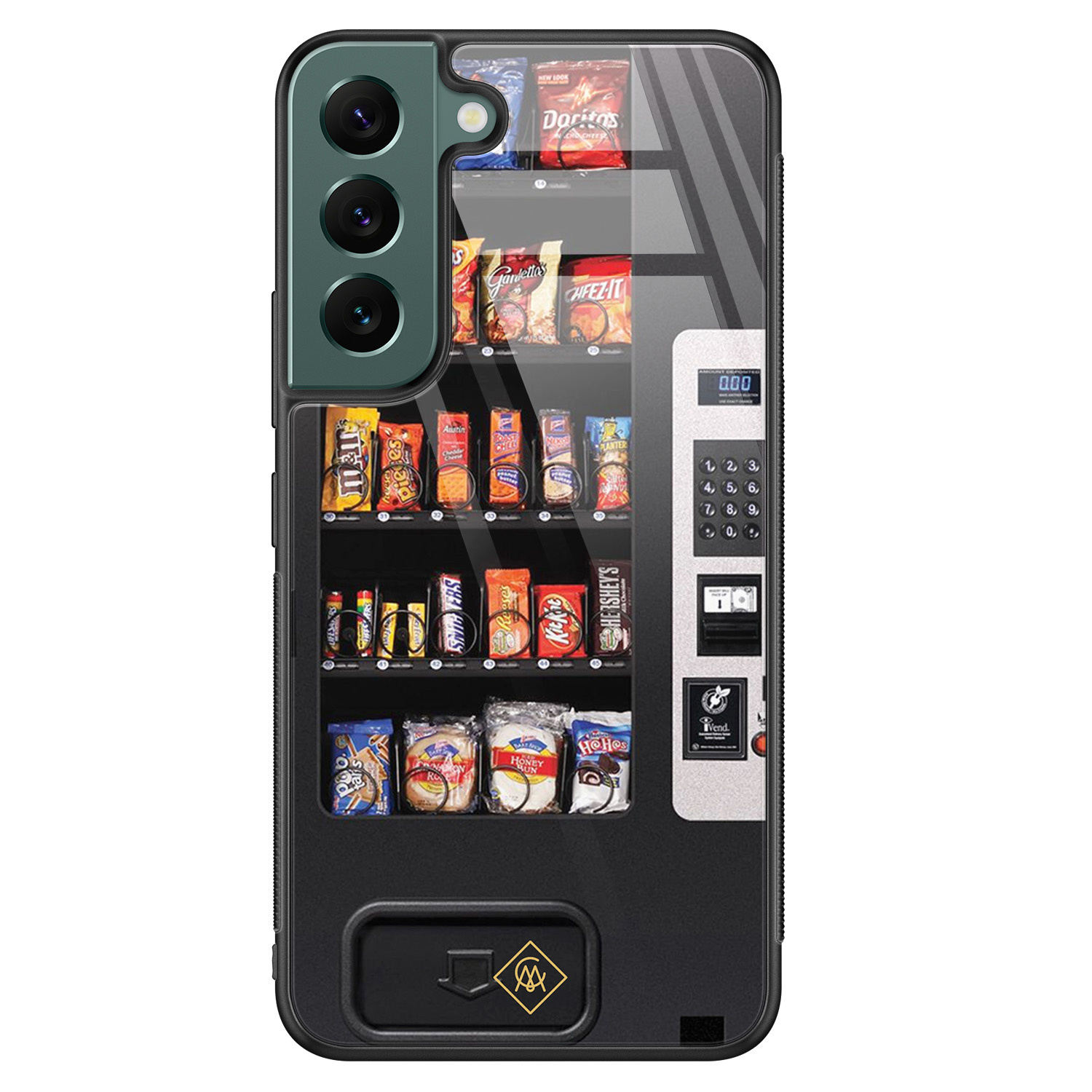 Samsung Galaxy S22 Plus glazen hardcase - Snoepautomaat