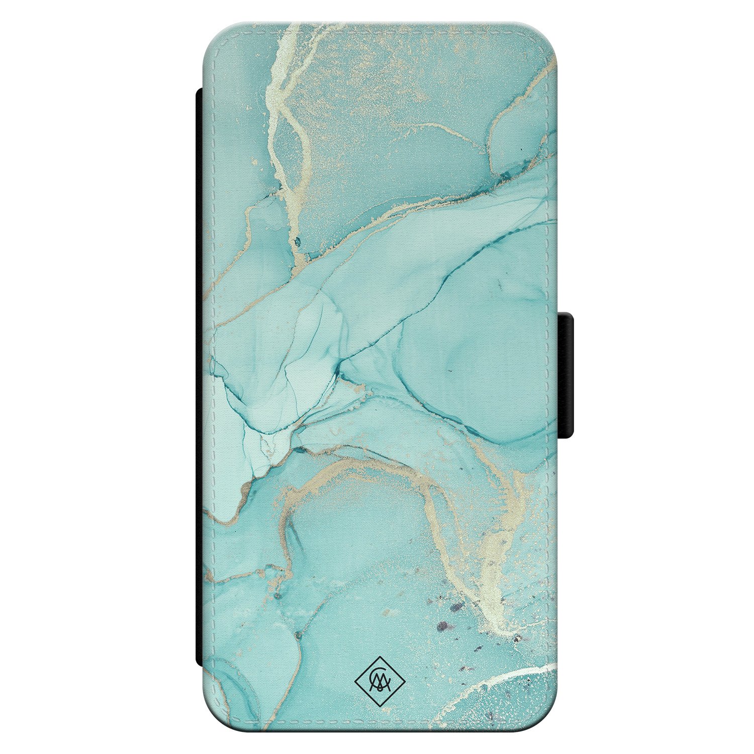 verhaal zonlicht Gelukkig is dat Casimoda iPhone 13 flipcase hoesje - Touch of mint - Casimoda.nl