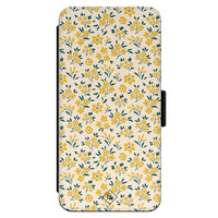 Casimoda iPhone 13 flipcase - Yellow garden
