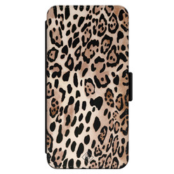 Casimoda iPhone 13 flipcase - Luipaard print