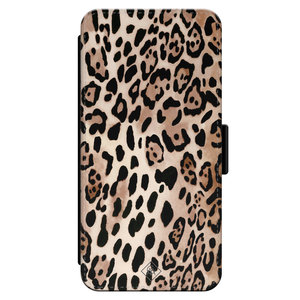 Casimoda iPhone 13 flipcase - Luipaard print