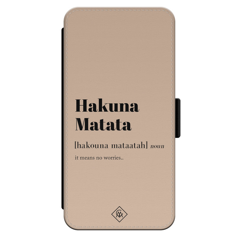 Casimoda iPhone 14 flipcase - Hakuna Matata