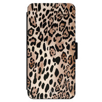 Casimoda iPhone 14 flipcase - Luipaard print