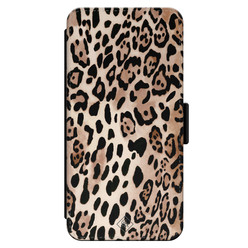 Casimoda iPhone 14 flipcase - Luipaard print