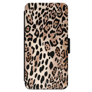 Casimoda iPhone 14 Pro flipcase - Luipaard print