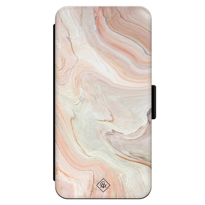 Casimoda iPhone 14 Pro flipcase - Marmer waves