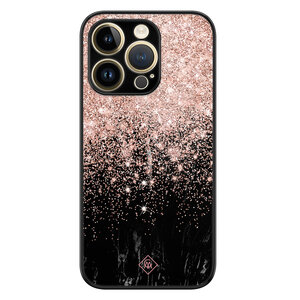 Casimoda iPhone 14 Pro Max glazen hardcase - Marmer twist