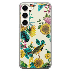 Casimoda Samsung Galaxy S23 siliconen hoesje - Sunflowers
