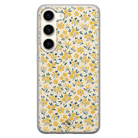 Casimoda Samsung Galaxy S23 siliconen hoesje - Yellow garden