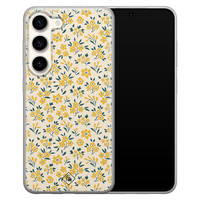 Casimoda Samsung Galaxy S23 siliconen hoesje - Yellow garden