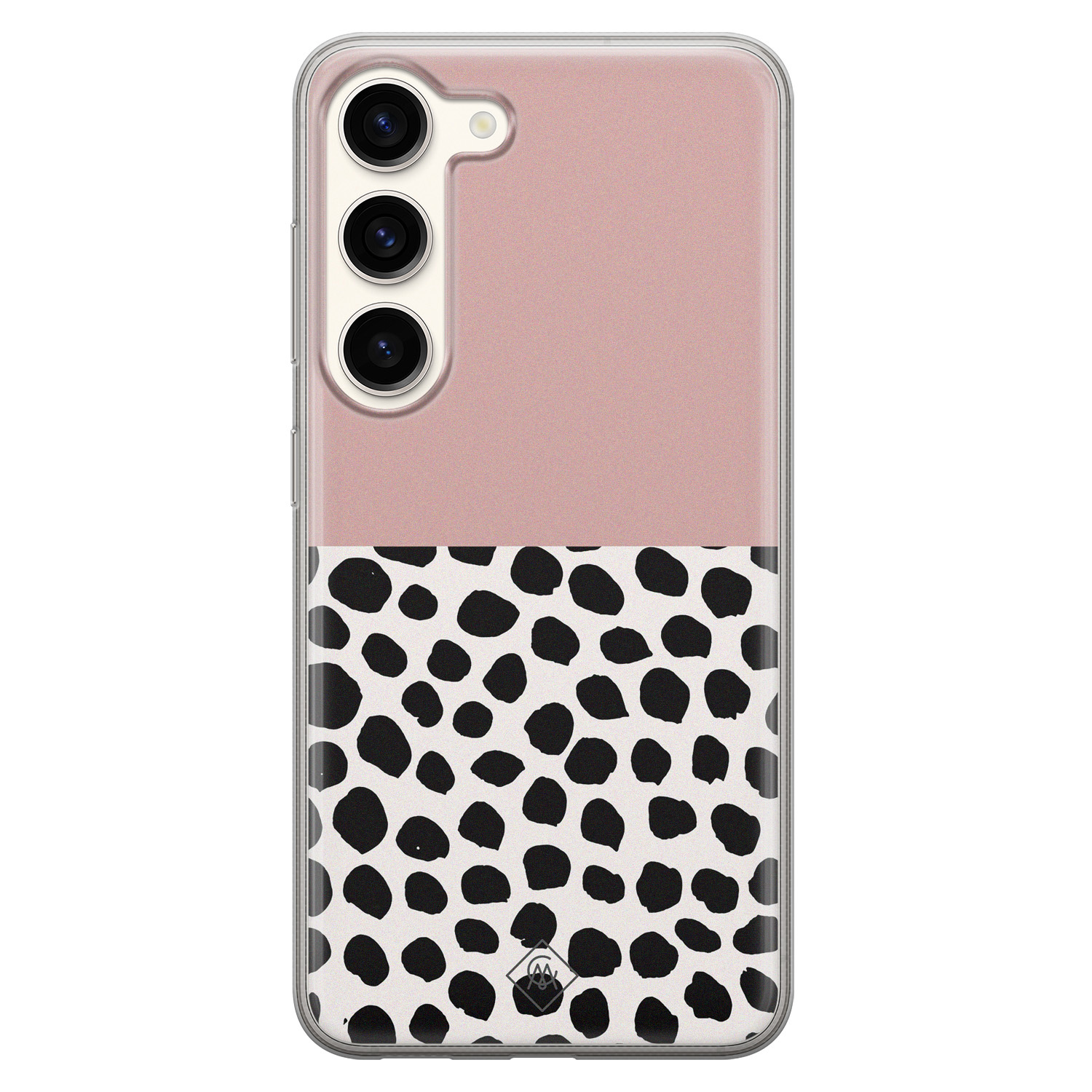Samsung Galaxy S23 siliconen hoesje - Pink dots