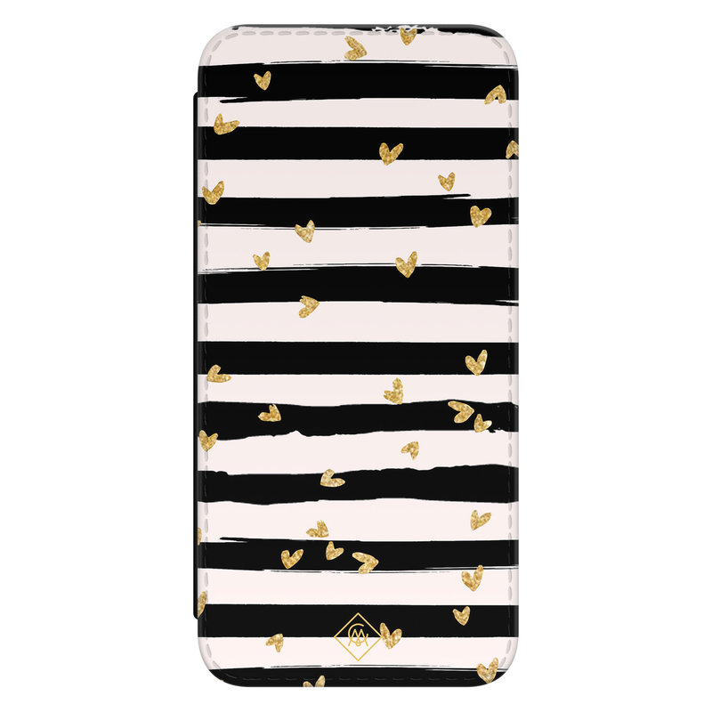 Casimoda Samsung Galaxy S21 FE flipcase - Hart streepjes