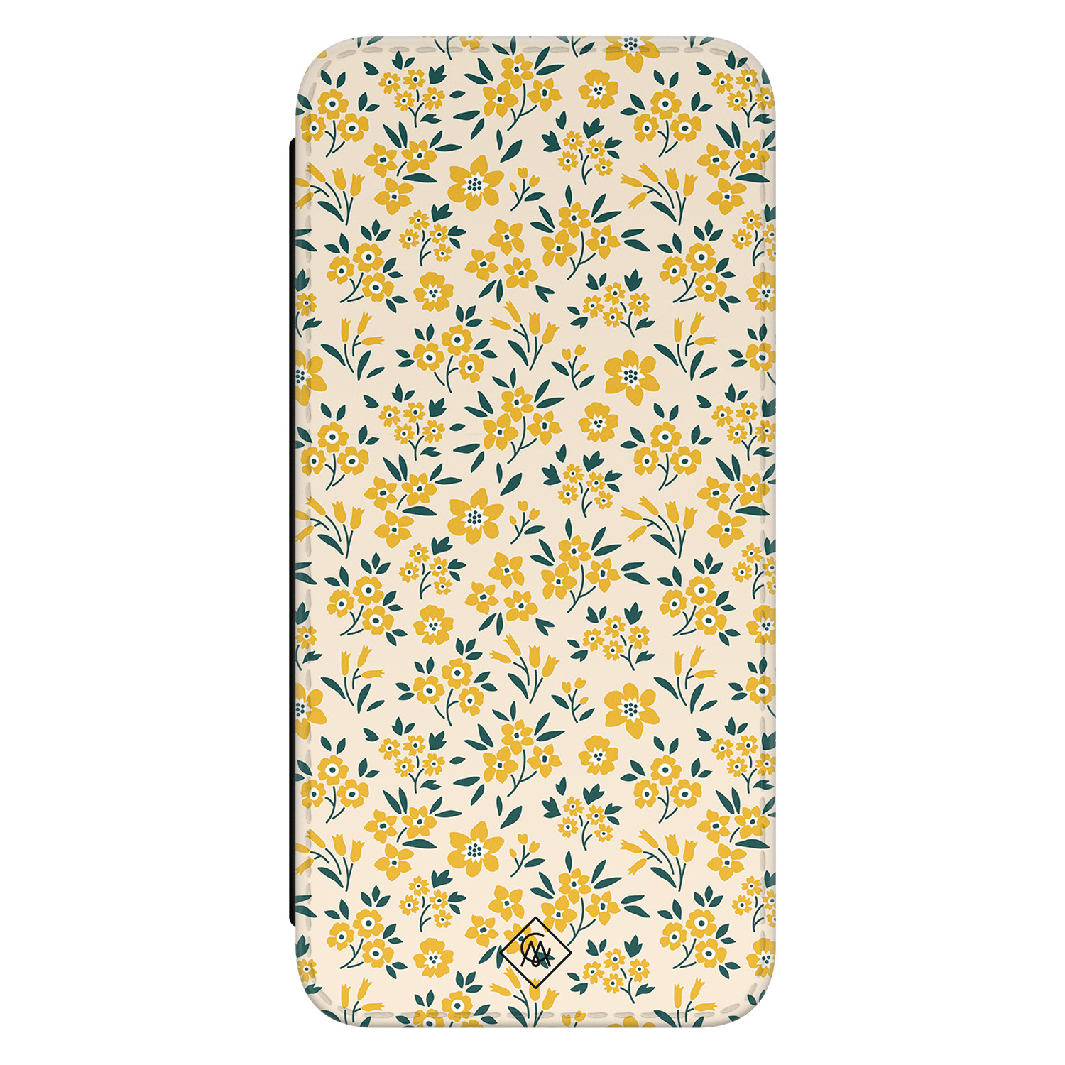 Samsung Galaxy S21 FE flipcase - Yellow garden