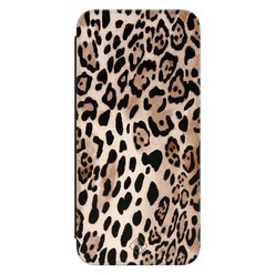 Casimoda Samsung Galaxy S21 FE flipcase - Luipaard print