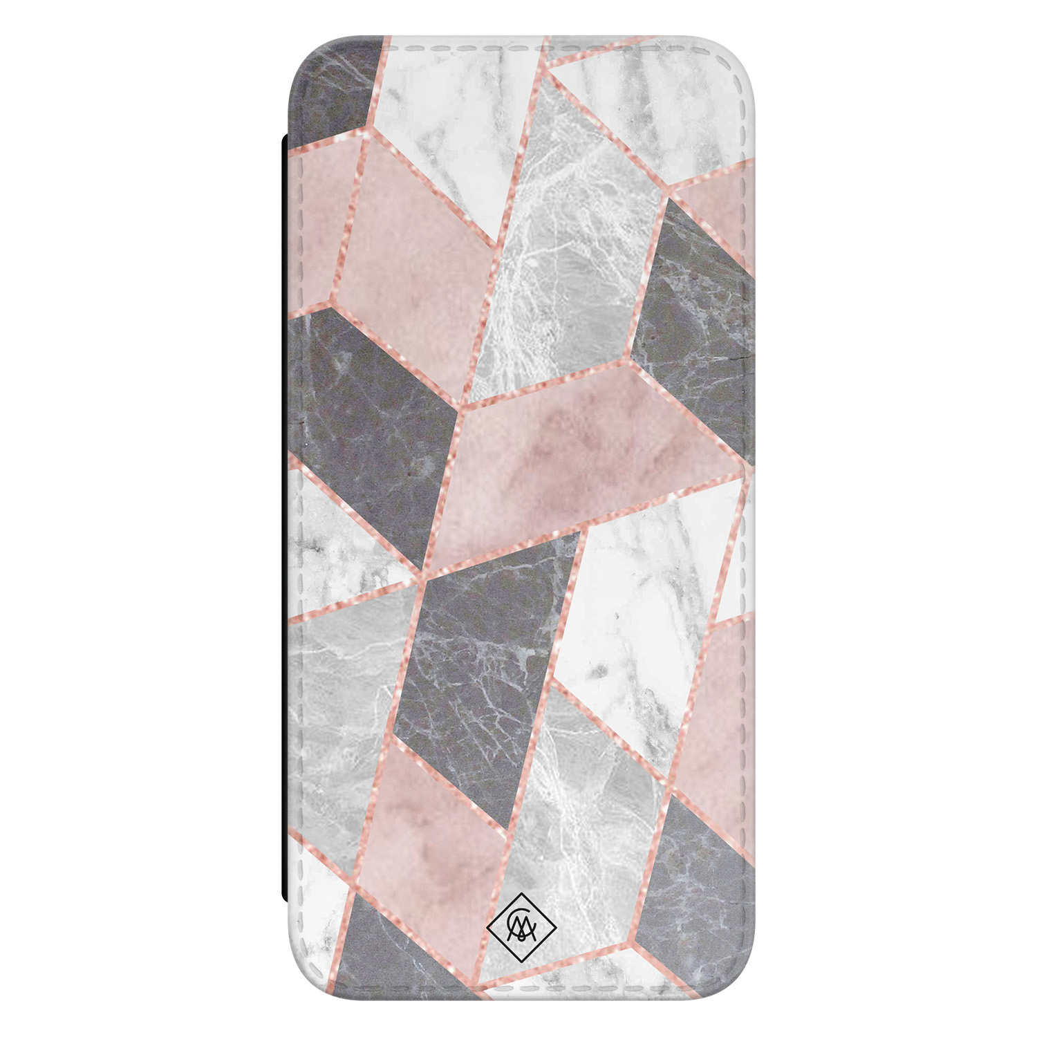 Samsung Galaxy A53 flipcase - Stone grid