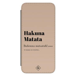Casimoda Samsung Galaxy A53 flipcase - Hakuna Matata