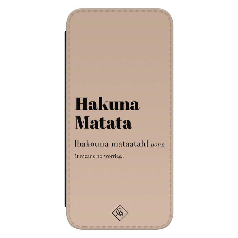 Casimoda Samsung Galaxy A53 flipcase - Hakuna Matata