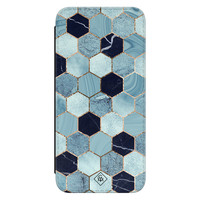 Casimoda Samsung Galaxy A53 flipcase - Blue cubes