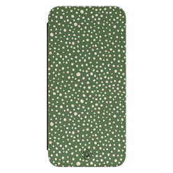 Casimoda Samsung Galaxy A53 flipcase - Green dots